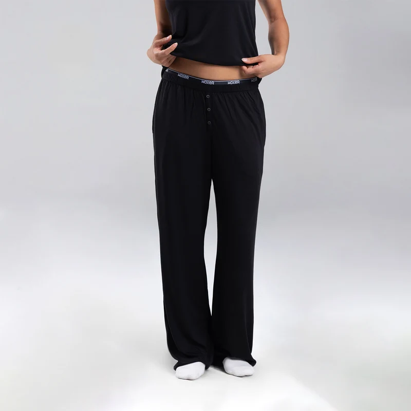 Sleep Loose Pants Black