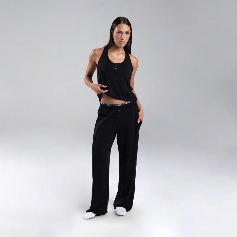 Sleep Loose Pants Black