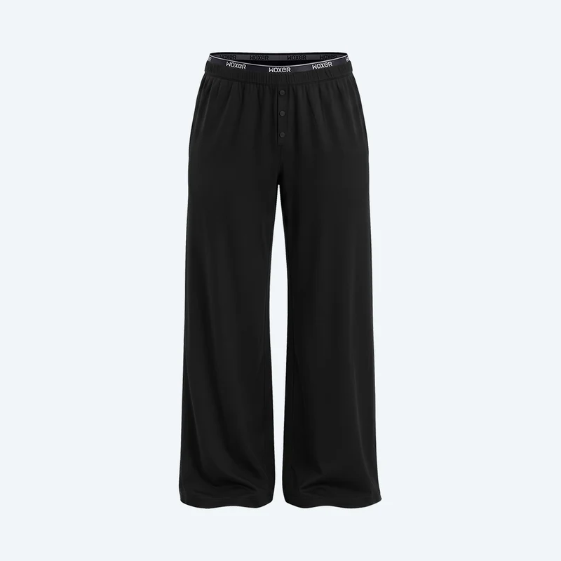 Sleep Loose Pants Black