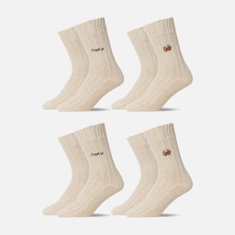 Norweger Socken | Off White "O' Zapft is"-Edition