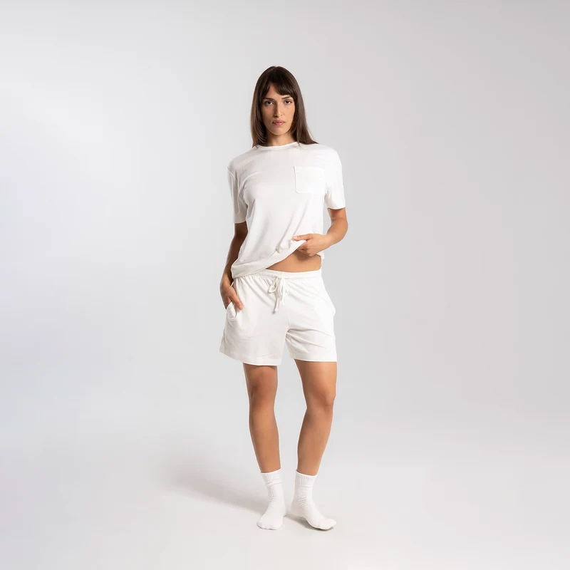 Sleep Shorts Parchment