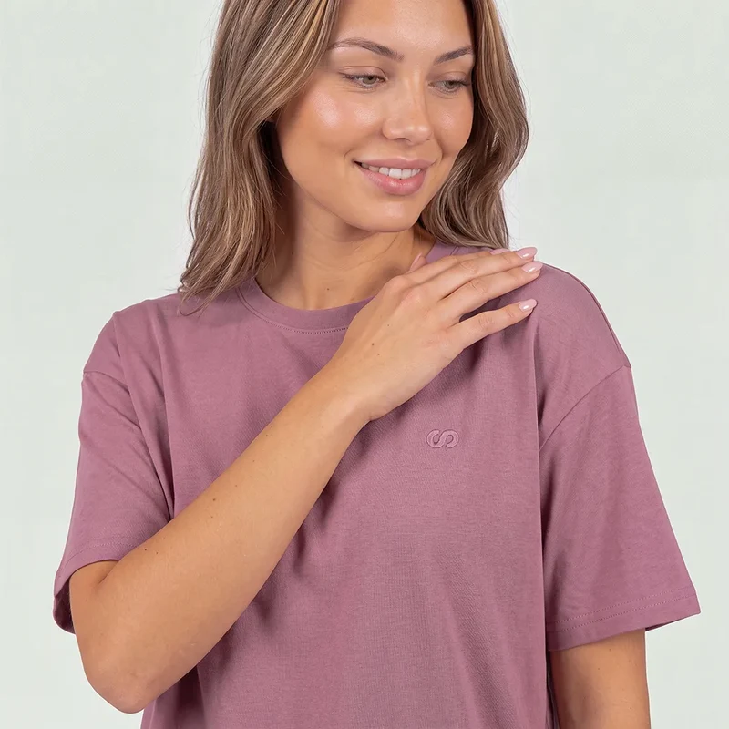 Schlafanzug Set Damen kurz | Dusky Mauve