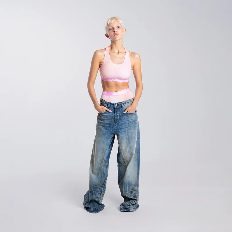 Baller High Waisted Rose Drift