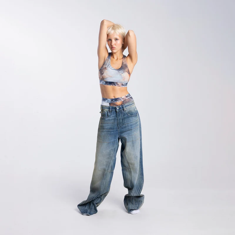 Baller High Waisted Canyon Storm