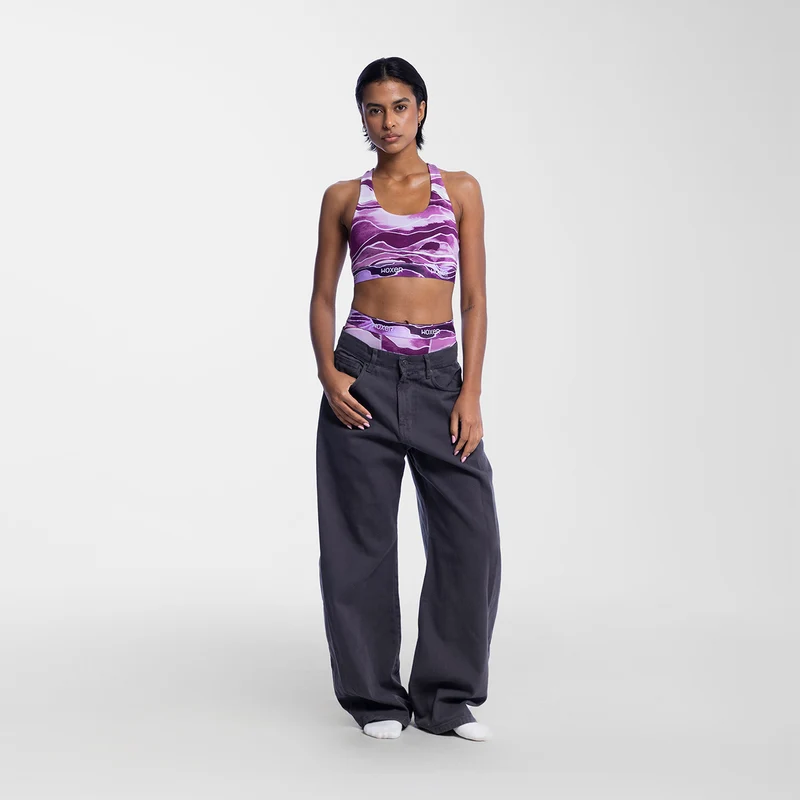 Baller High Waisted Plum Tide